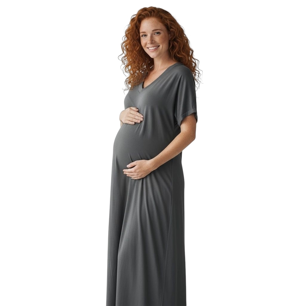 Mother Bee Maternity Maxi T-Shirt Dress